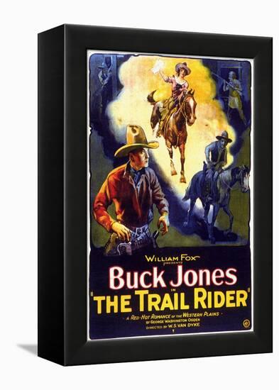 The Trail Rider, 1925-null-Framed Stretched Canvas