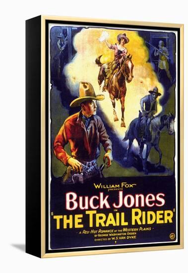 The Trail Rider, 1925-null-Framed Stretched Canvas