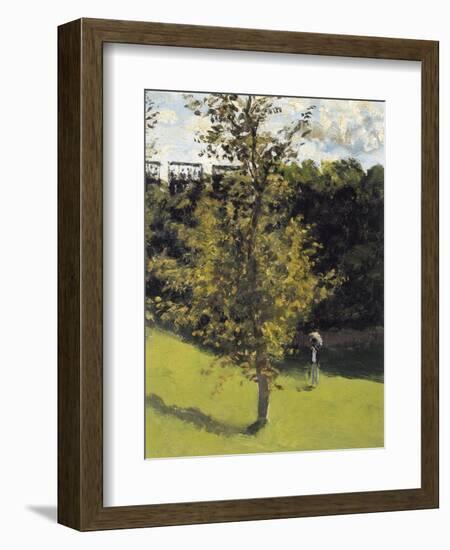 The Train in the Country-Claude Monet-Framed Art Print