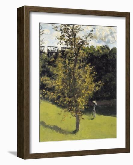 The Train in the Country-Claude Monet-Framed Art Print