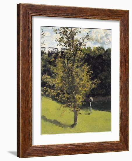 The Train in the Country-Claude Monet-Framed Art Print