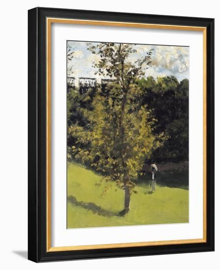 The Train in the Country-Claude Monet-Framed Art Print