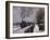 The Train in the Snow by Claude Monet-null-Framed Giclee Print