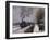 The Train in the Snow by Claude Monet-null-Framed Giclee Print