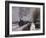 The Train in the Snow by Claude Monet-null-Framed Giclee Print