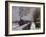 The Train in the Snow by Claude Monet-null-Framed Giclee Print