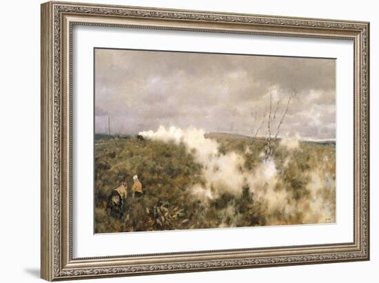 The Train Passes, 1878-Giuseppe De Nittis-Framed Giclee Print