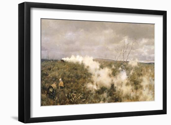 The Train Passes, 1878-Giuseppe De Nittis-Framed Giclee Print