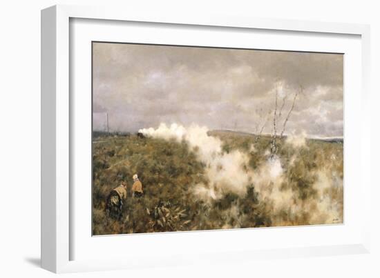 The Train Passes, 1878-Giuseppe De Nittis-Framed Giclee Print