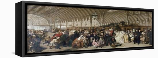 The Train Station, 1862-William Powell Frith-Framed Premier Image Canvas