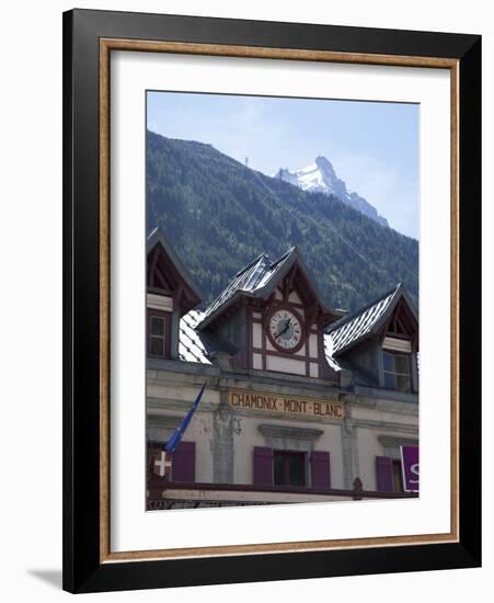 The Train Station, Chamonix, Haute Savoie, French Alps, France, Europe-Angelo Cavalli-Framed Photographic Print