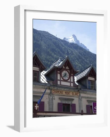 The Train Station, Chamonix, Haute Savoie, French Alps, France, Europe-Angelo Cavalli-Framed Photographic Print