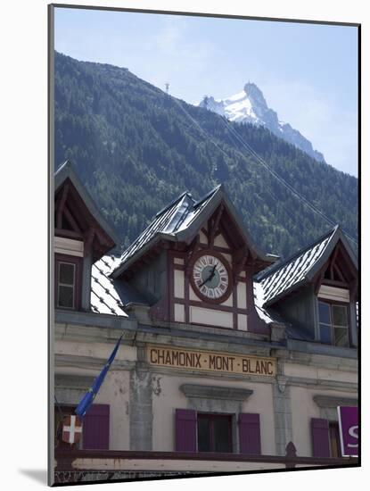 The Train Station, Chamonix, Haute Savoie, French Alps, France, Europe-Angelo Cavalli-Mounted Photographic Print