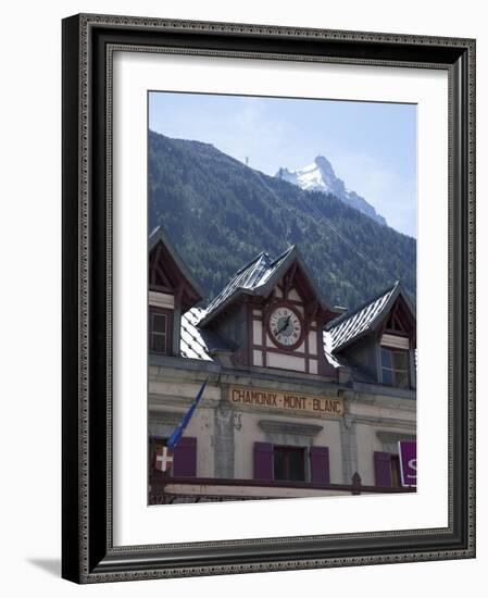 The Train Station, Chamonix, Haute Savoie, French Alps, France, Europe-Angelo Cavalli-Framed Photographic Print
