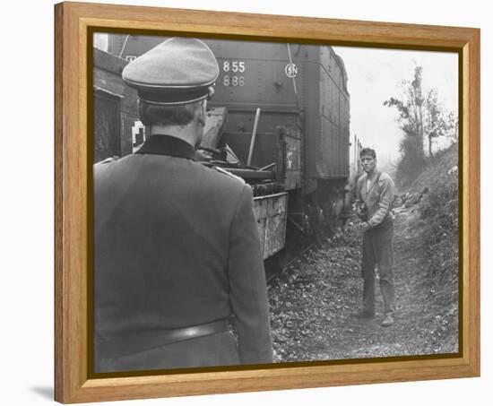 The Train-null-Framed Stretched Canvas