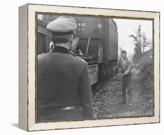 The Train-null-Framed Stretched Canvas