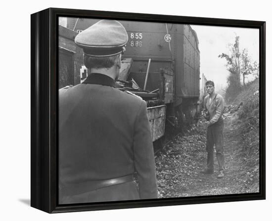 The Train-null-Framed Stretched Canvas