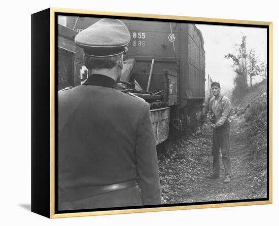 The Train-null-Framed Stretched Canvas