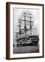 The Training Ship HMS 'St Vincent' at Portsmouth, Hampshire, 1896-Symonds & Co-Framed Giclee Print