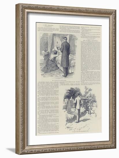 The Tramp Abroad Again-Frederick Pegram-Framed Giclee Print