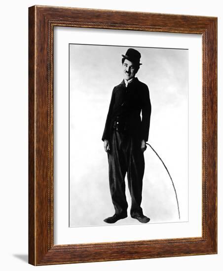 The Tramp, Charlie Chaplin, 1915-null-Framed Photo