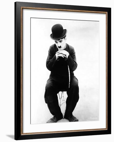 The Tramp, Charlie Chaplin, 1915-null-Framed Photo