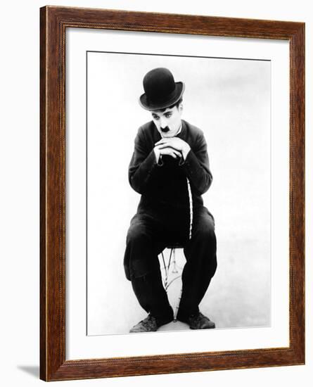 The Tramp, Charlie Chaplin, 1915-null-Framed Photo