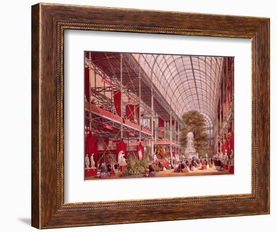 The Transept at the Great Industrial Exhibition of 1851-Joseph Nash-Framed Giclee Print