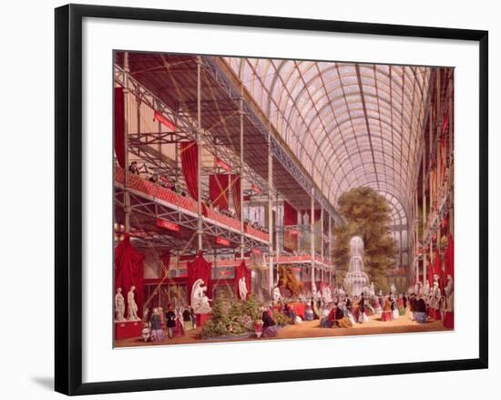 The Transept at the Great Industrial Exhibition of 1851-Joseph Nash-Framed Giclee Print