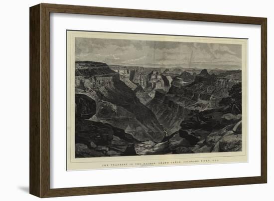 The Transept in the Kaibab, Grand Canon, Colorado River, Usa-null-Framed Giclee Print