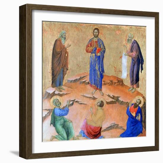 The Transfiguration, 1311-Duccio di Buoninsegna-Framed Giclee Print