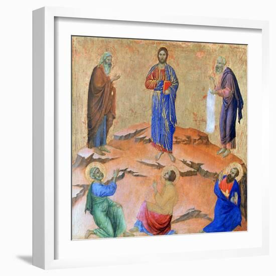 The Transfiguration, 1311-Duccio di Buoninsegna-Framed Giclee Print