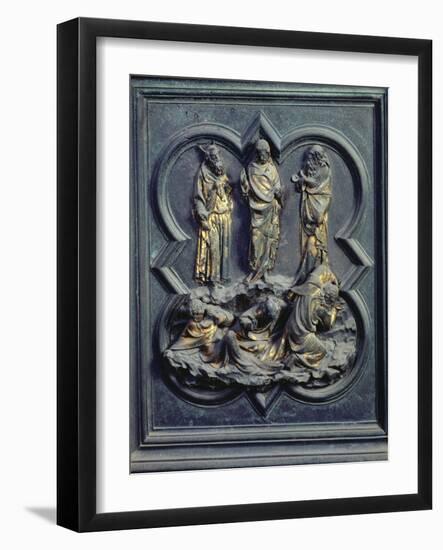 The Transfiguration, Ninth Panel of the North Doors of the Baptistery of San Giovanni, 1403-24-Lorenzo Ghiberti-Framed Giclee Print