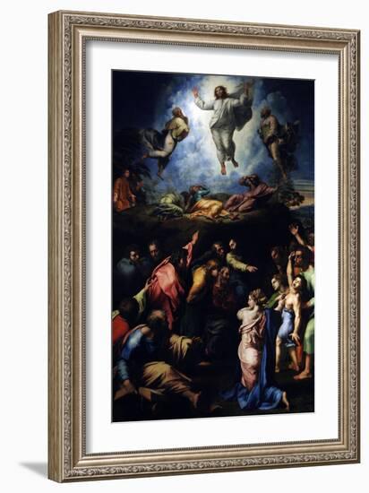 The Transfiguration of Christ, 1516-1520-Raphael-Framed Giclee Print