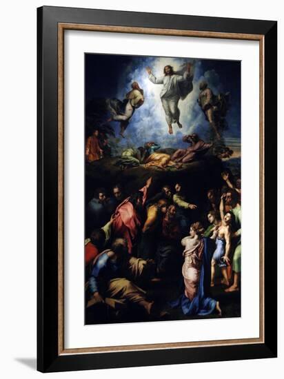 The Transfiguration of Christ, 1516-1520-Raphael-Framed Giclee Print