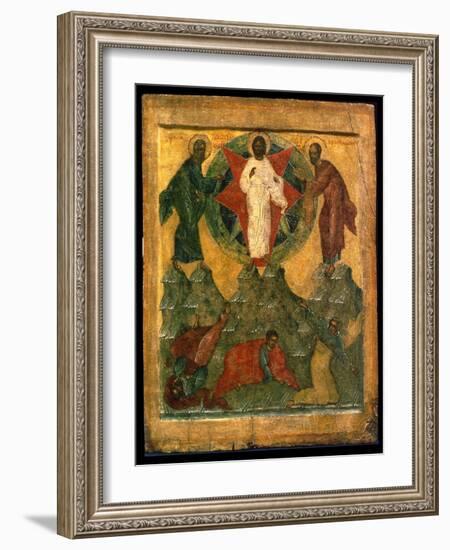 'The Transfiguration of Jesus', Russian icon, early 16th century-Unknown-Framed Giclee Print