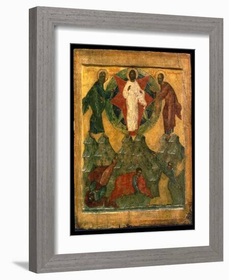 'The Transfiguration of Jesus', Russian icon, early 16th century-Unknown-Framed Giclee Print