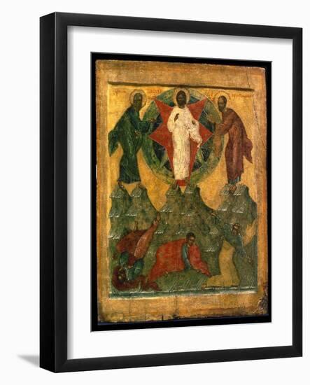 'The Transfiguration of Jesus', Russian icon, early 16th century-Unknown-Framed Giclee Print