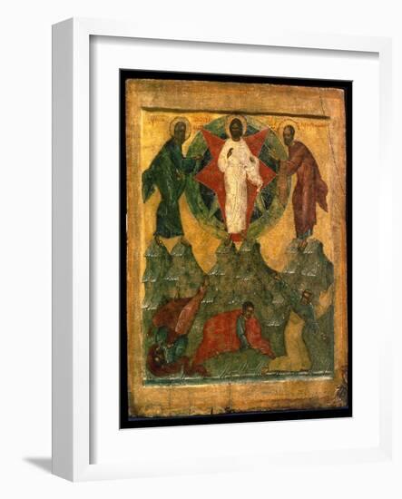 'The Transfiguration of Jesus', Russian icon, early 16th century-Unknown-Framed Giclee Print