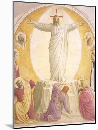 The Transfiguration of Jesus-Fra Angelico-Mounted Giclee Print