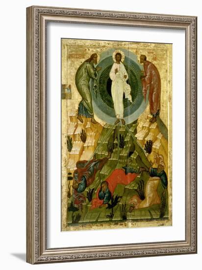 The Transfiguration of Our Lord, Russian Icon from the Holy Theotokos Dormition Church-null-Framed Giclee Print