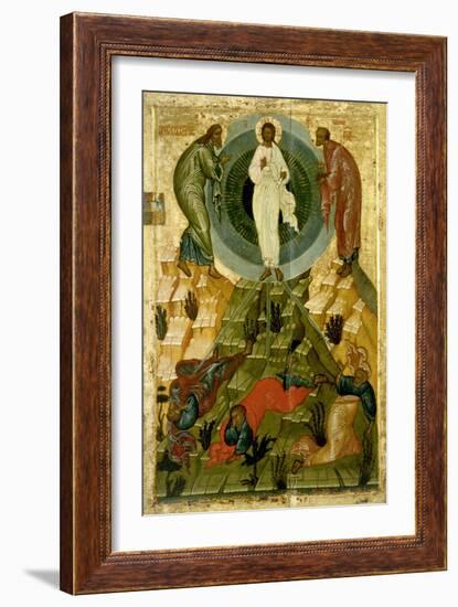 The Transfiguration of Our Lord, Russian Icon from the Holy Theotokos Dormition Church-null-Framed Giclee Print