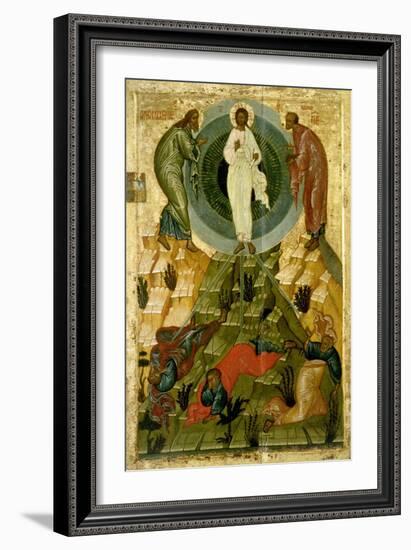 The Transfiguration of Our Lord, Russian Icon from the Holy Theotokos Dormition Church-null-Framed Giclee Print