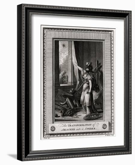 The Transformation of Arachne into a Spider, 1775-W Walker-Framed Giclee Print