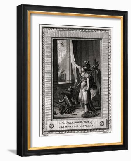 The Transformation of Arachne into a Spider, 1775-W Walker-Framed Giclee Print