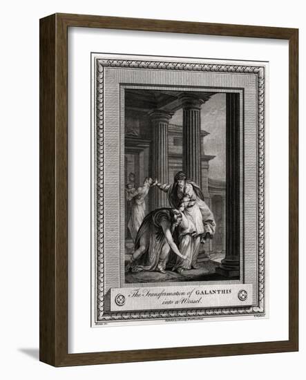 The Transformation of Galanthis into a Weasel, 1777-W Walker-Framed Giclee Print