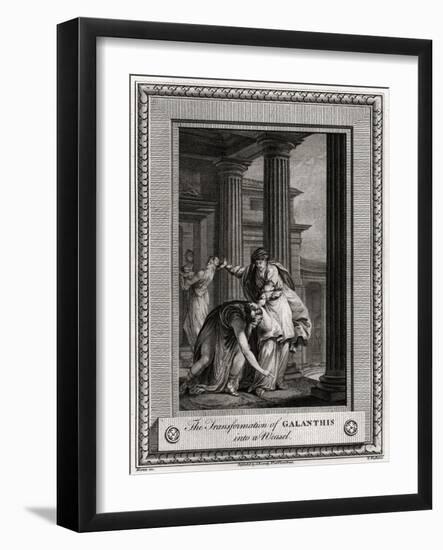 The Transformation of Galanthis into a Weasel, 1777-W Walker-Framed Giclee Print