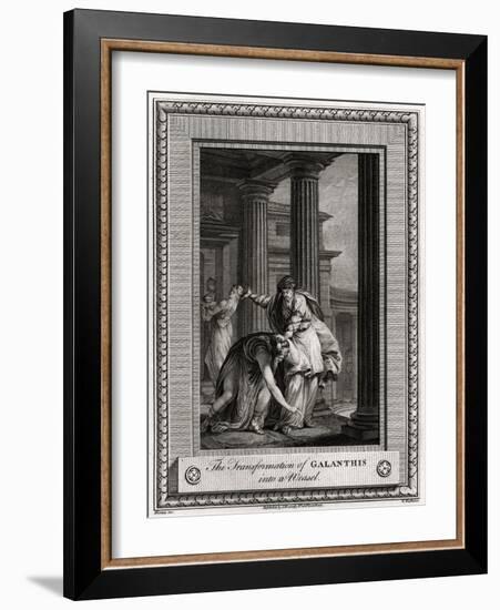 The Transformation of Galanthis into a Weasel, 1777-W Walker-Framed Giclee Print