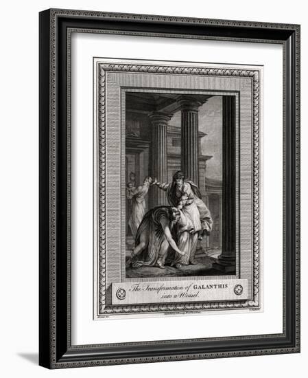 The Transformation of Galanthis into a Weasel, 1777-W Walker-Framed Giclee Print