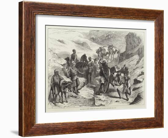 The Transit of Venus, Captain Orde Brown's Party Ascending the Heights Near Cairo-null-Framed Giclee Print